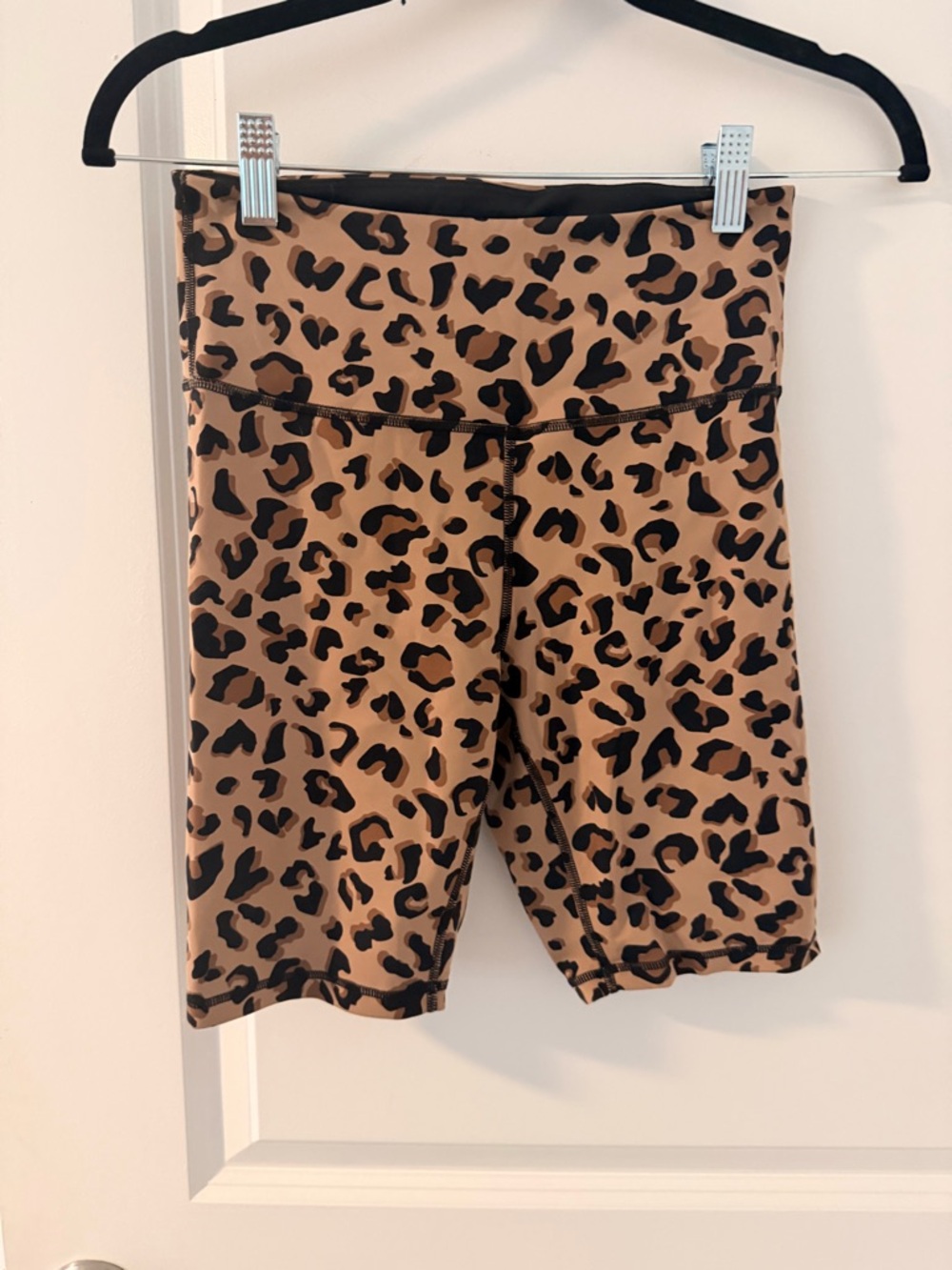 IVL Collective Leopard Print Biker Shorts – High Rise – Size 6